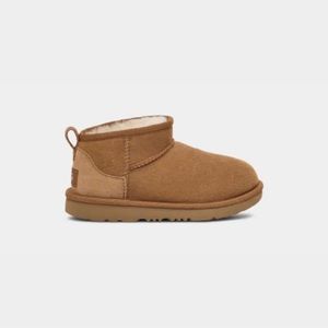 UGG classic ultra mini chestnut color suede sheepskin nwb ships out in one day